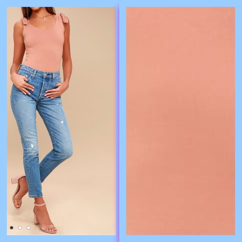 COPY - Lulu’s Pretty Pleased Tie Strap Bodysuit